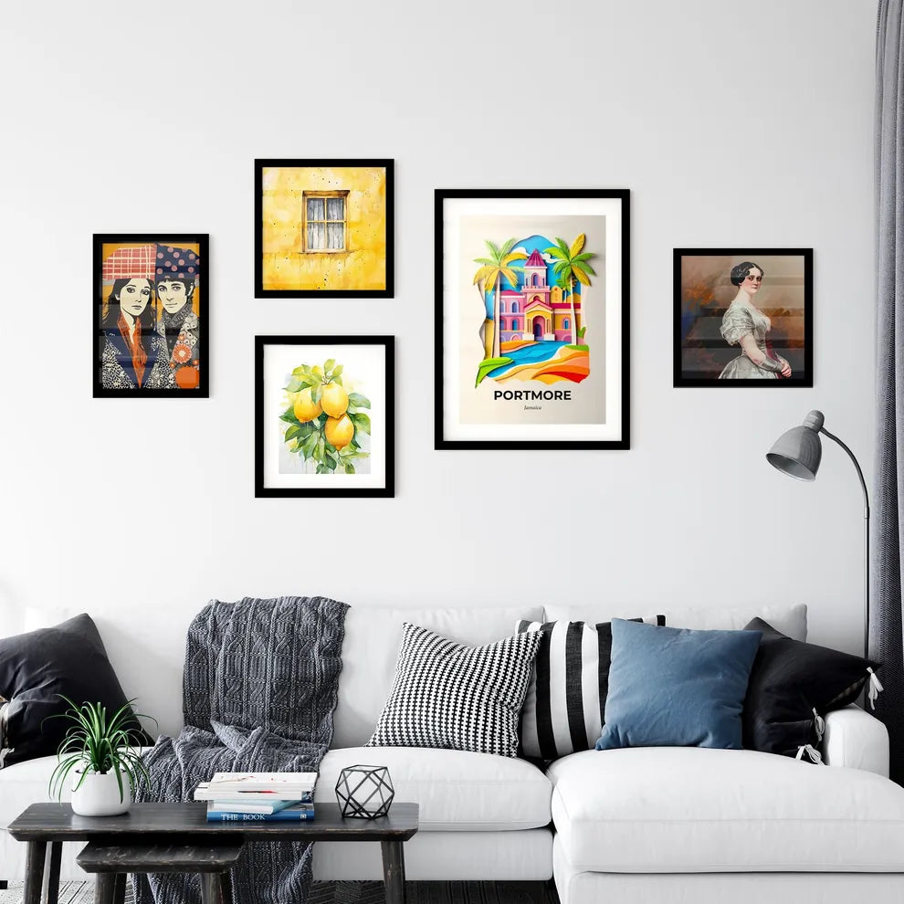 Vivid Portmore, Jamaica, Premium Framed Prints