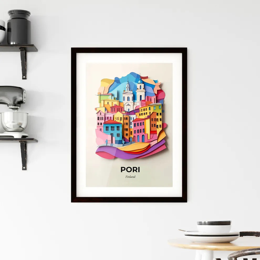 Vivid Pori, Finland, Framed Wall Art