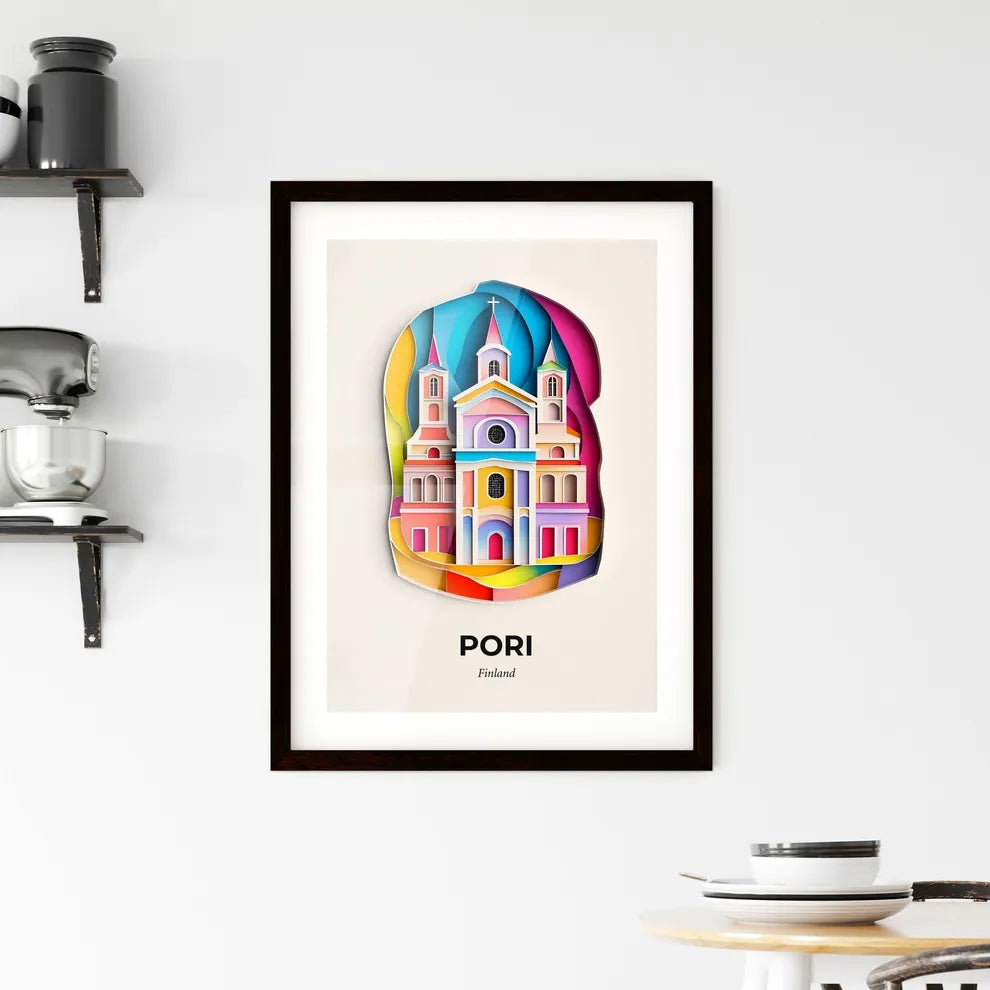 Vivid Pori, Finland, Framed Wall Art