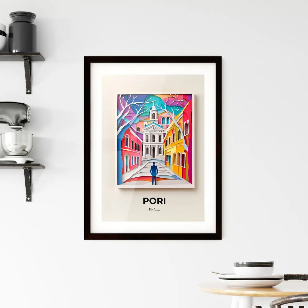 Vivid Pori, Finland, Framed Wall Art