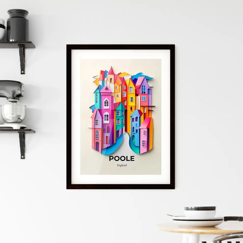 Vivid Poole, England, Framed Wall Art