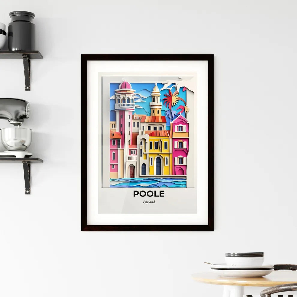 Vivid Poole, England, Framed Wall Art