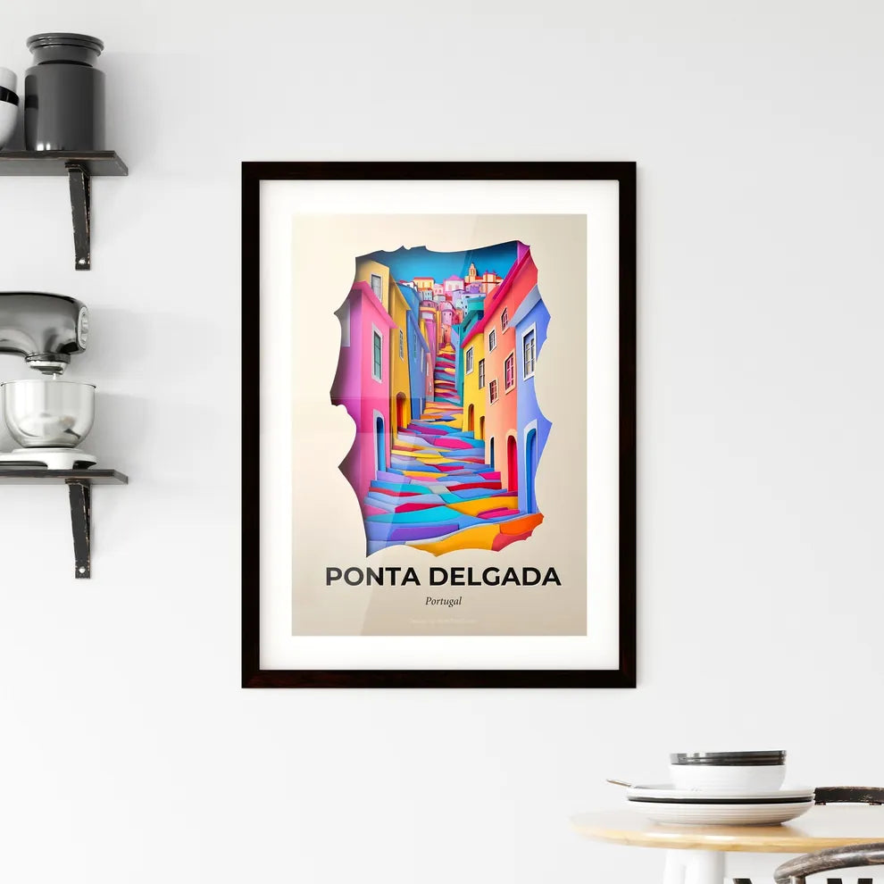 Vivid Ponta Delgada, Portugal, Framed Wall Art