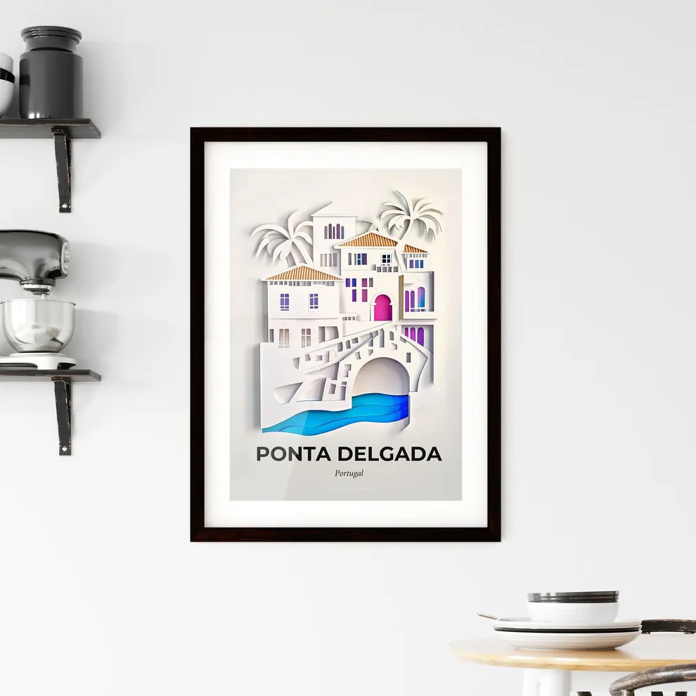 Vivid Ponta Delgada, Portugal, Framed Wall Art