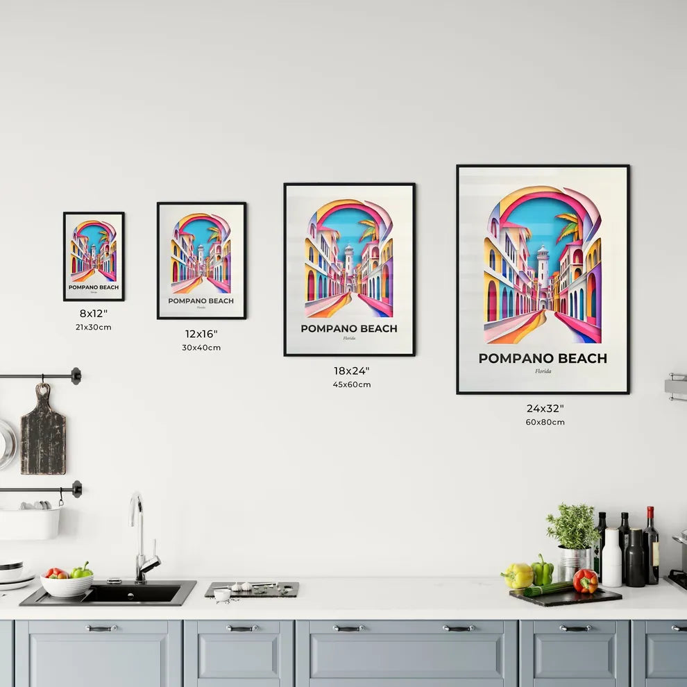 Vivid Pompano Beach, Florida, Kitchen Art