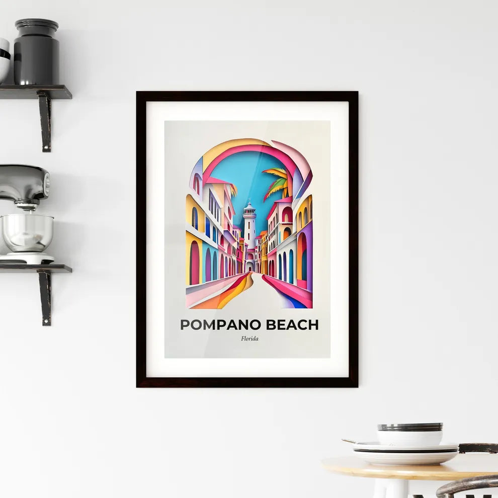 Vivid Pompano Beach, Florida, Framed Wall Art