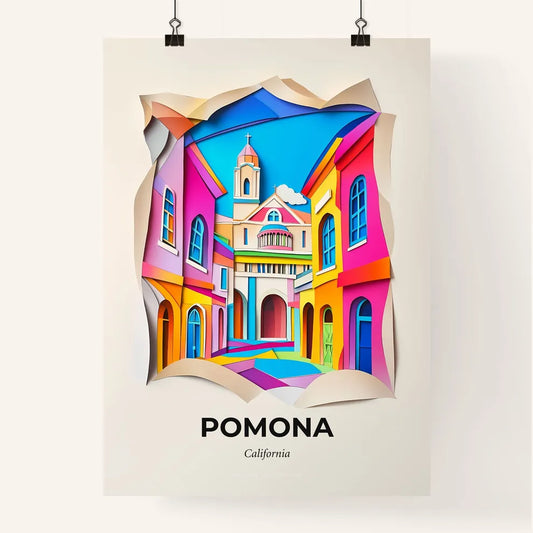 Vivid Pomona, California, Colorful Poster