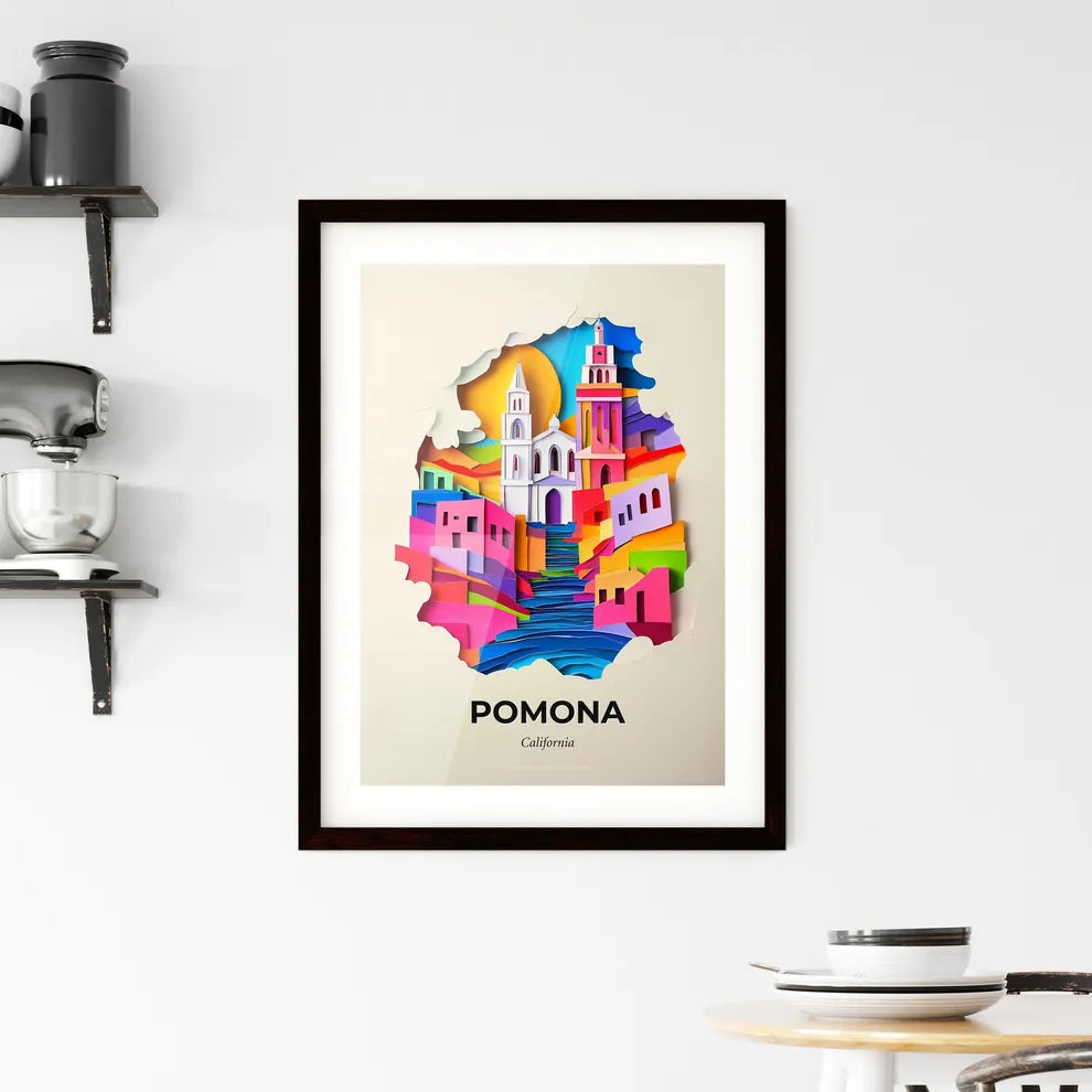 Vivid Pomona, California, Framed Wall Art