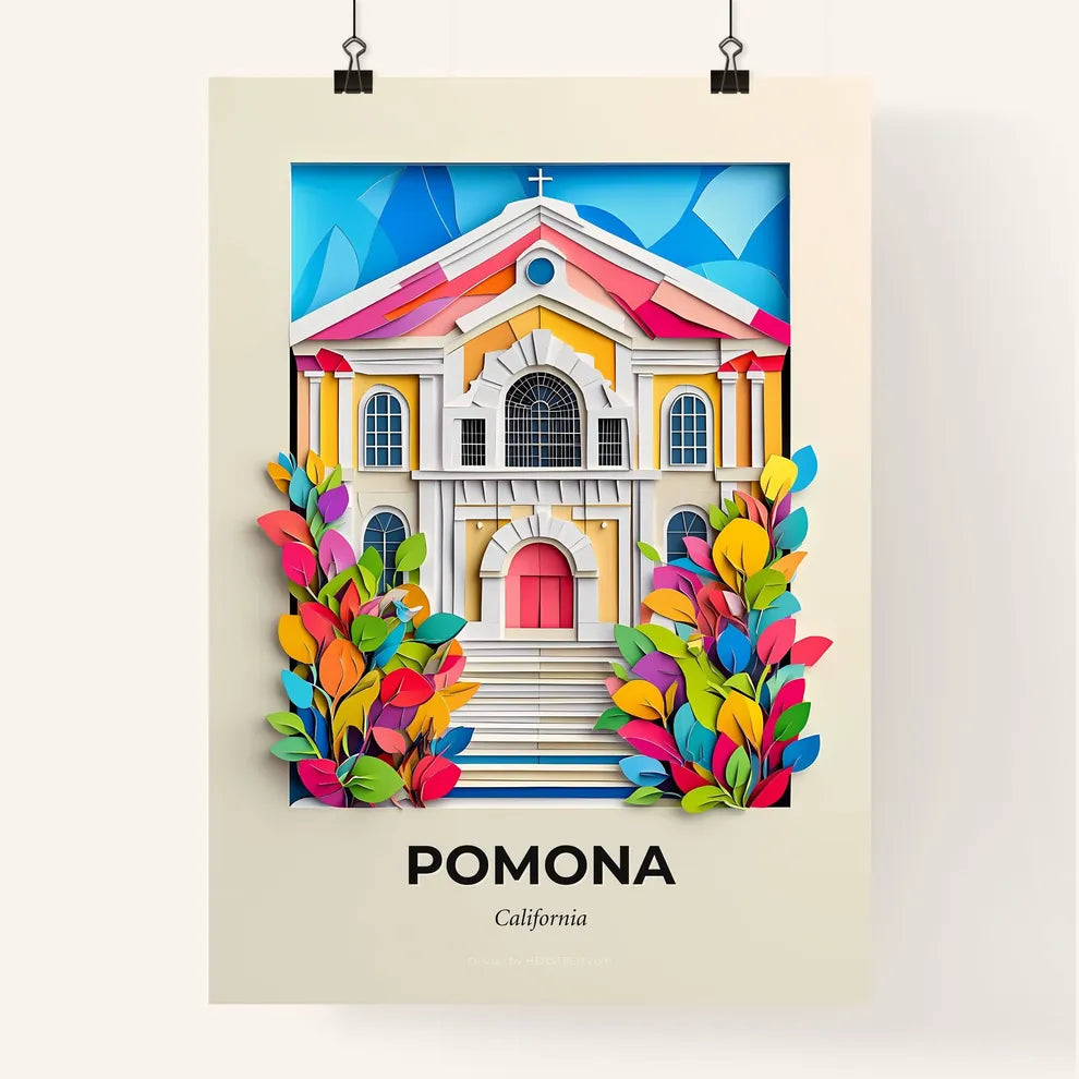 Vivid Pomona, California, Colorful Poster