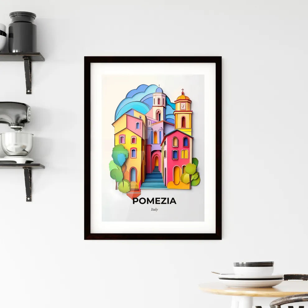 Vivid Pomezia, Italy, Framed Wall Art