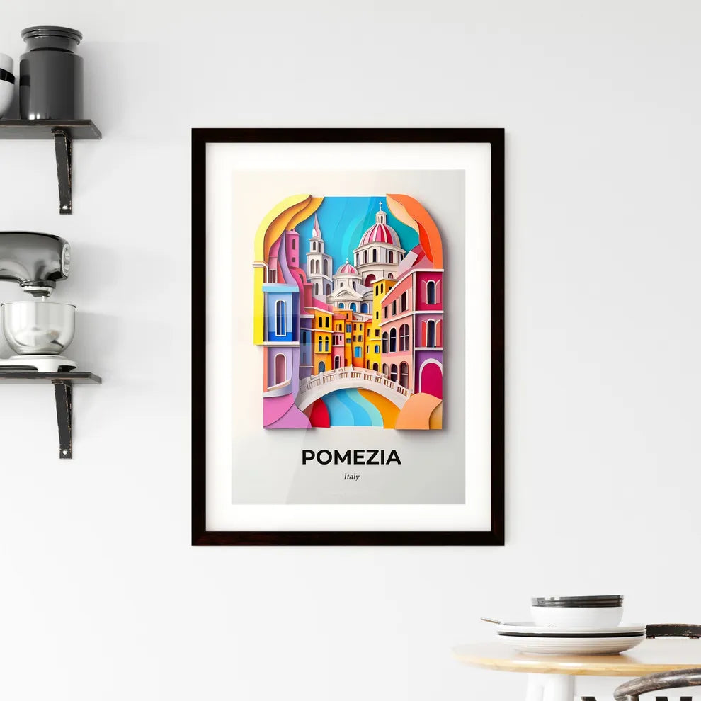 Vivid Pomezia, Italy, Framed Wall Art