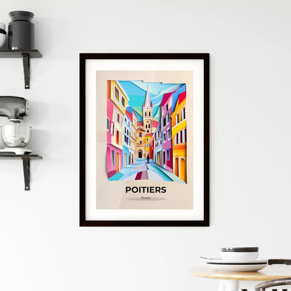 Vivid Poitiers, France, Framed Wall Art