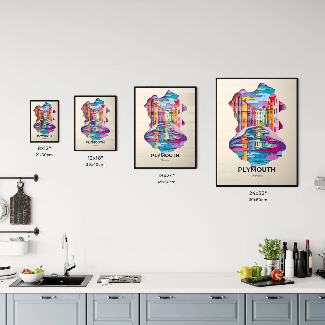 Vivid Plymouth, Minnesota, Kitchen Art