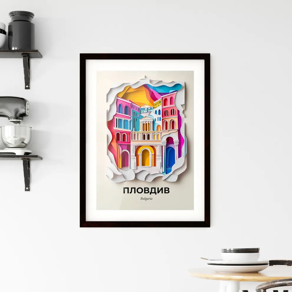 Vivid Plovdiv, Bulgaria, Framed Wall Art