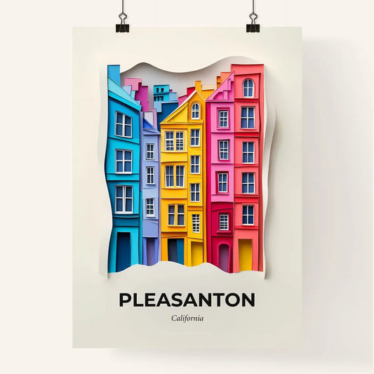 Vivid Pleasanton, California, Colorful Poster