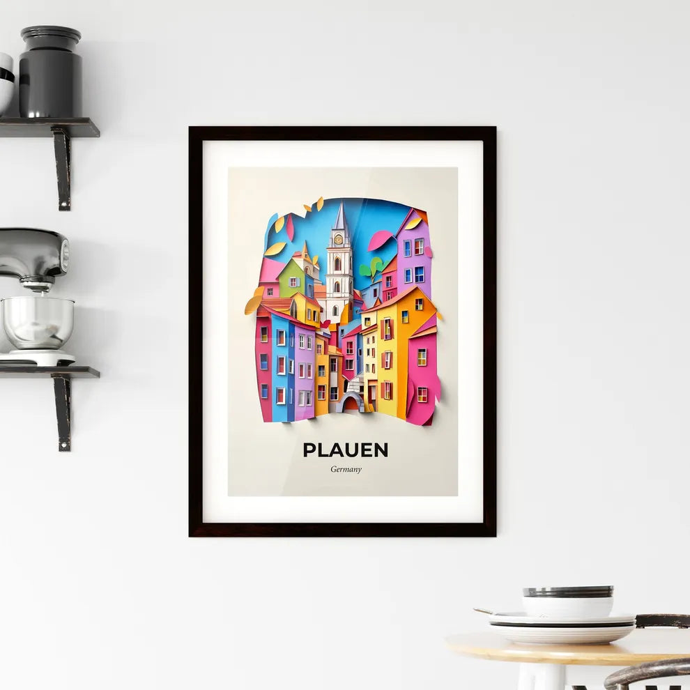 Vivid Plauen, Germany, Framed Wall Art