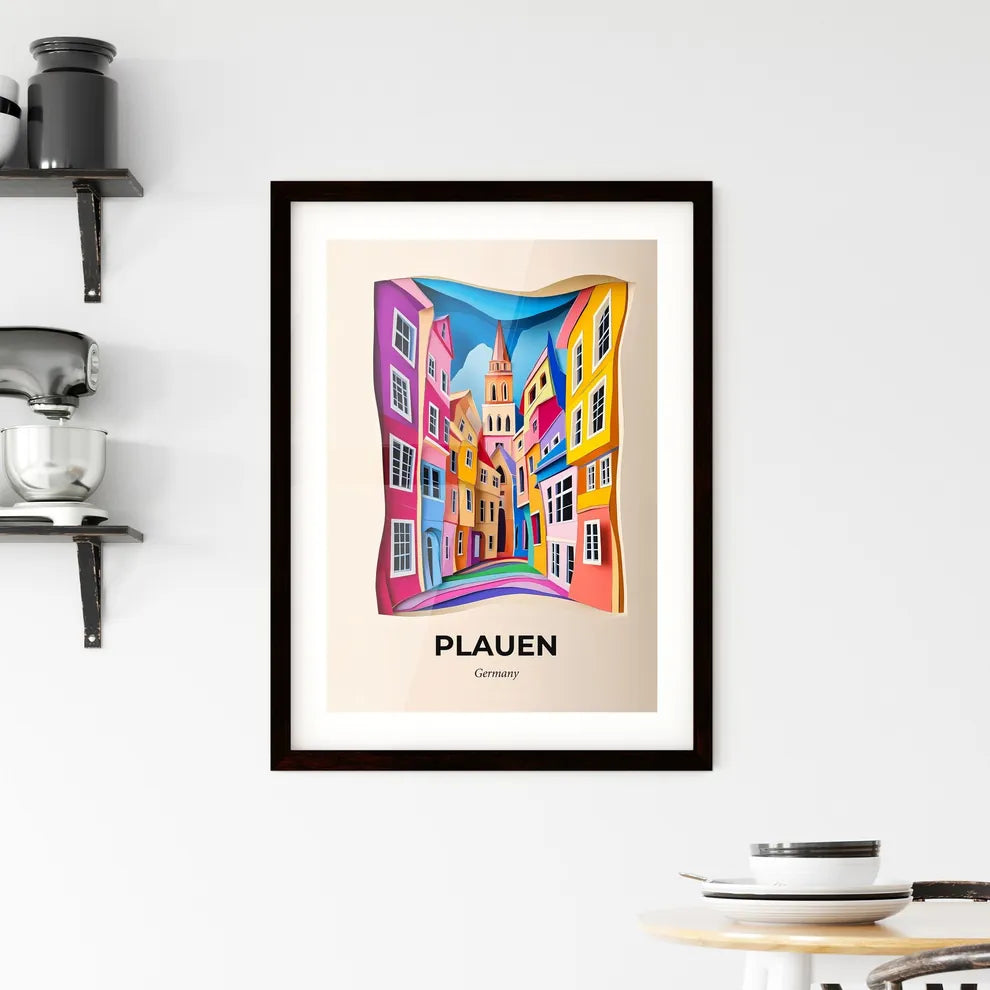 Vivid Plauen, Germany, Framed Wall Art