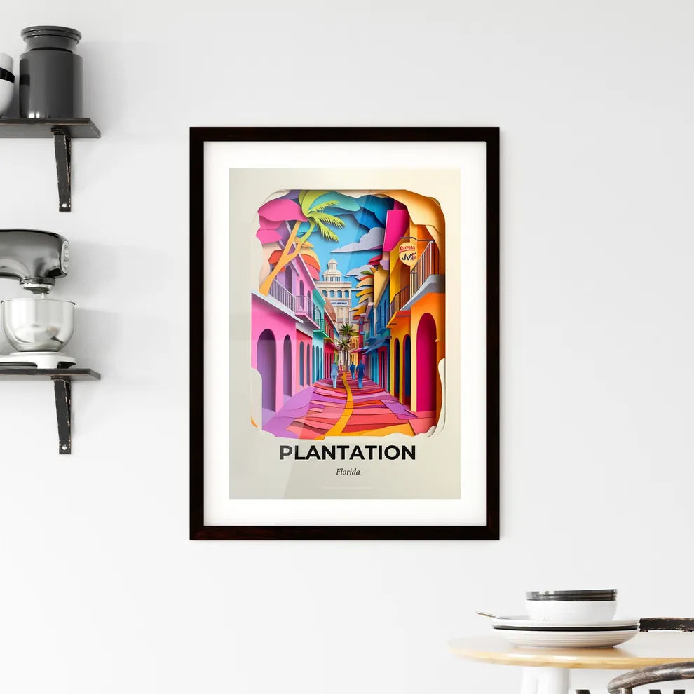Vivid Plantation, Florida, Framed Wall Art