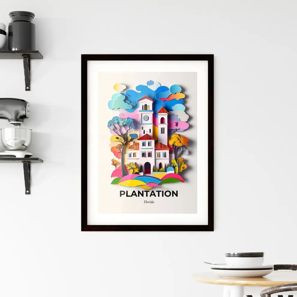 Vivid Plantation, Florida, Framed Wall Art