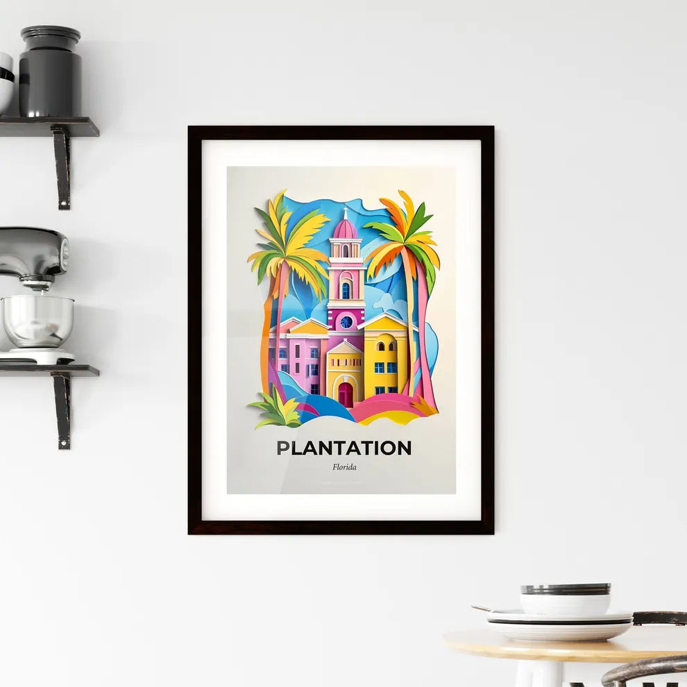 Vivid Plantation, Florida, Framed Wall Art
