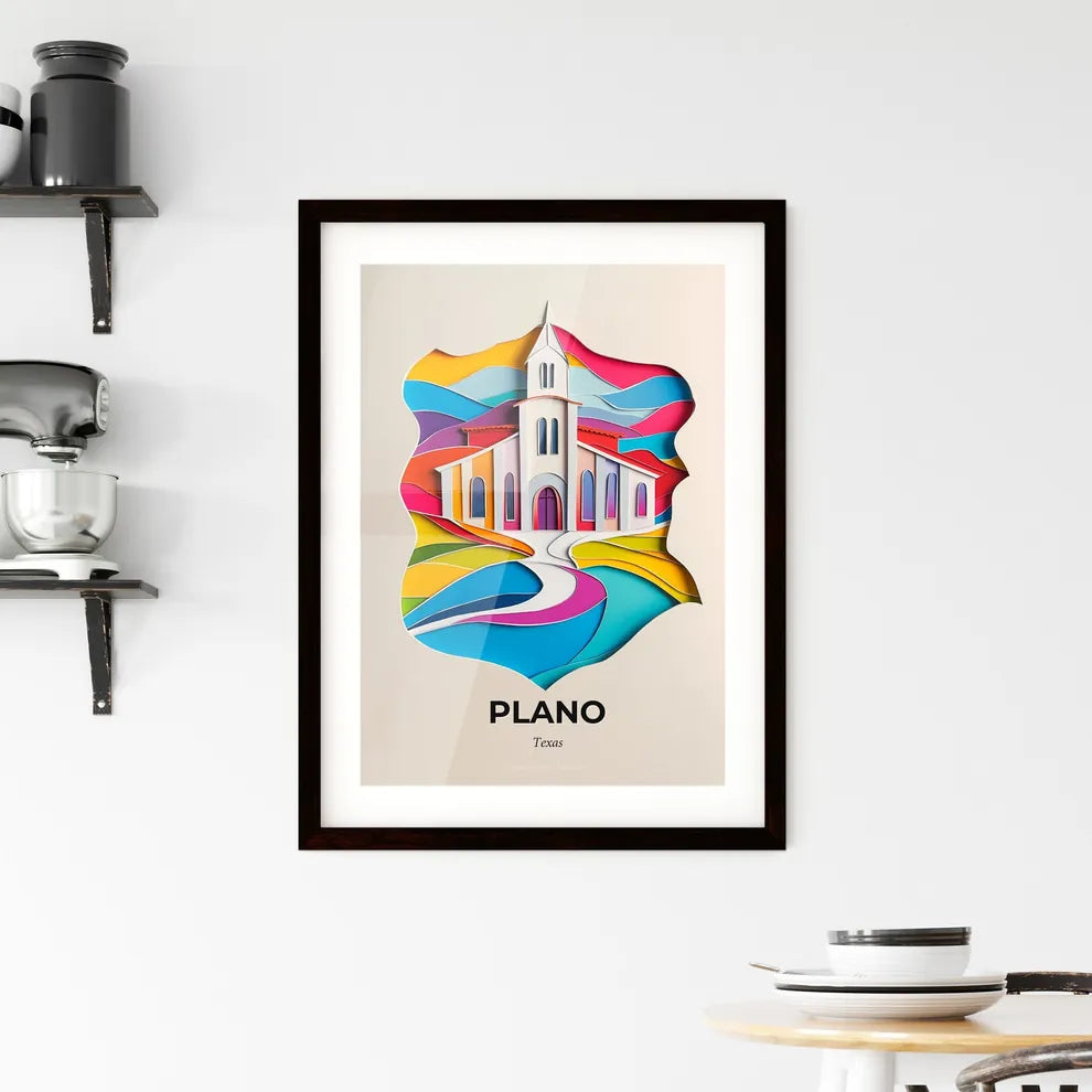 Vivid Plano, Texas, Framed Wall Art