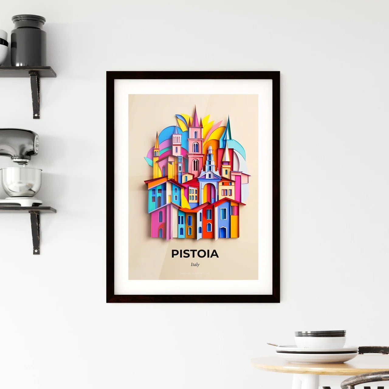 Vivid Pistoia, Italy, Framed Wall Art