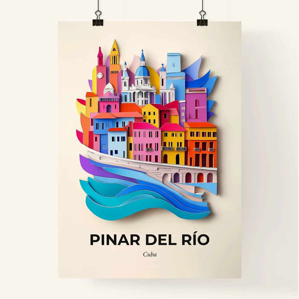 Vivid Pinar del Río, Cuba, Colorful Poster