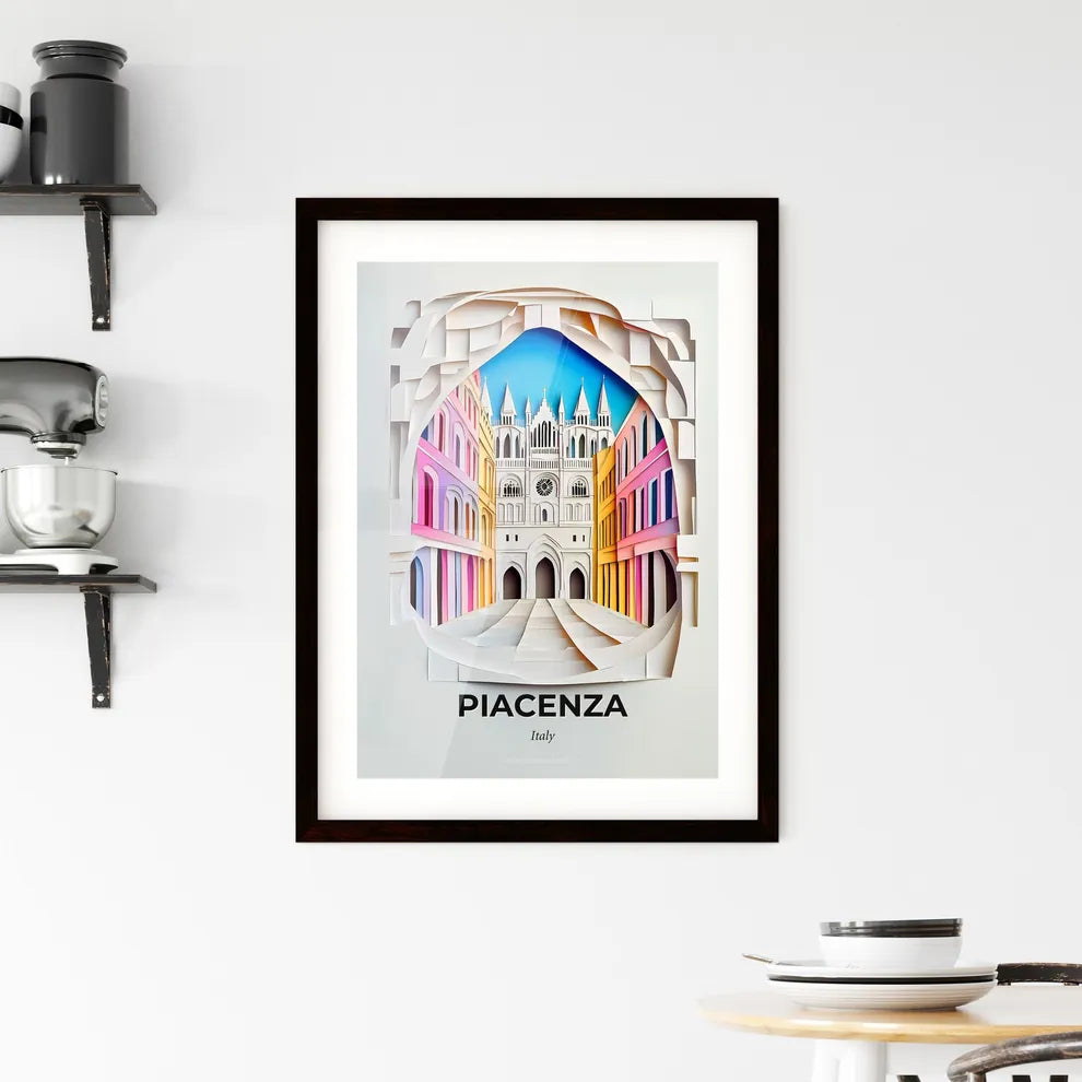 Vivid Piacenza, Italy, Framed Wall Art