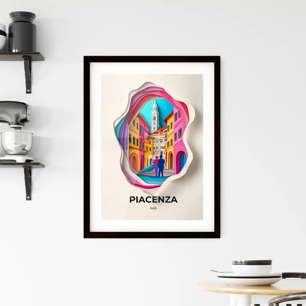 Vivid Piacenza, Italy, Framed Wall Art