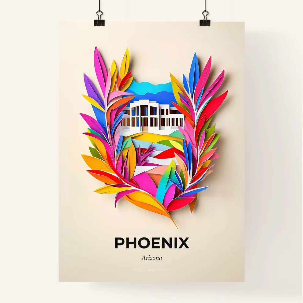 Vivid Phoenix, Arizona, Colorful Poster