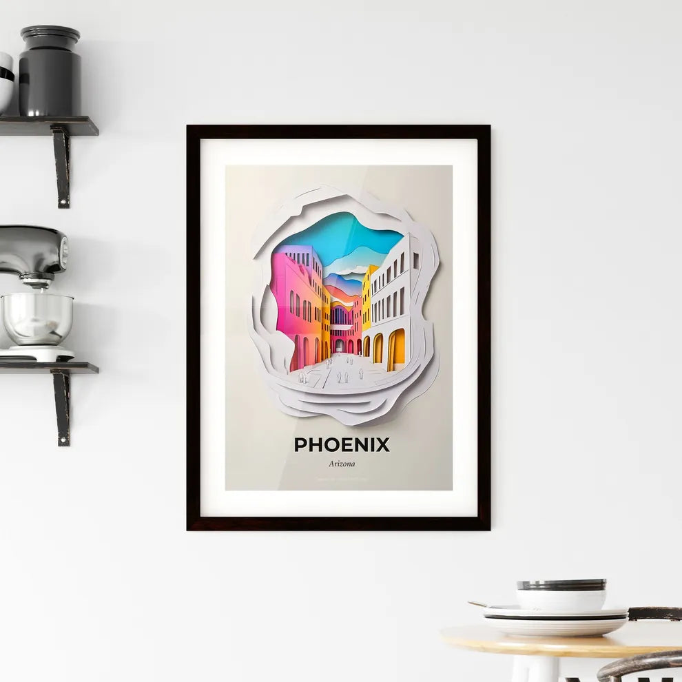 Vivid Phoenix, Arizona, Framed Wall Art
