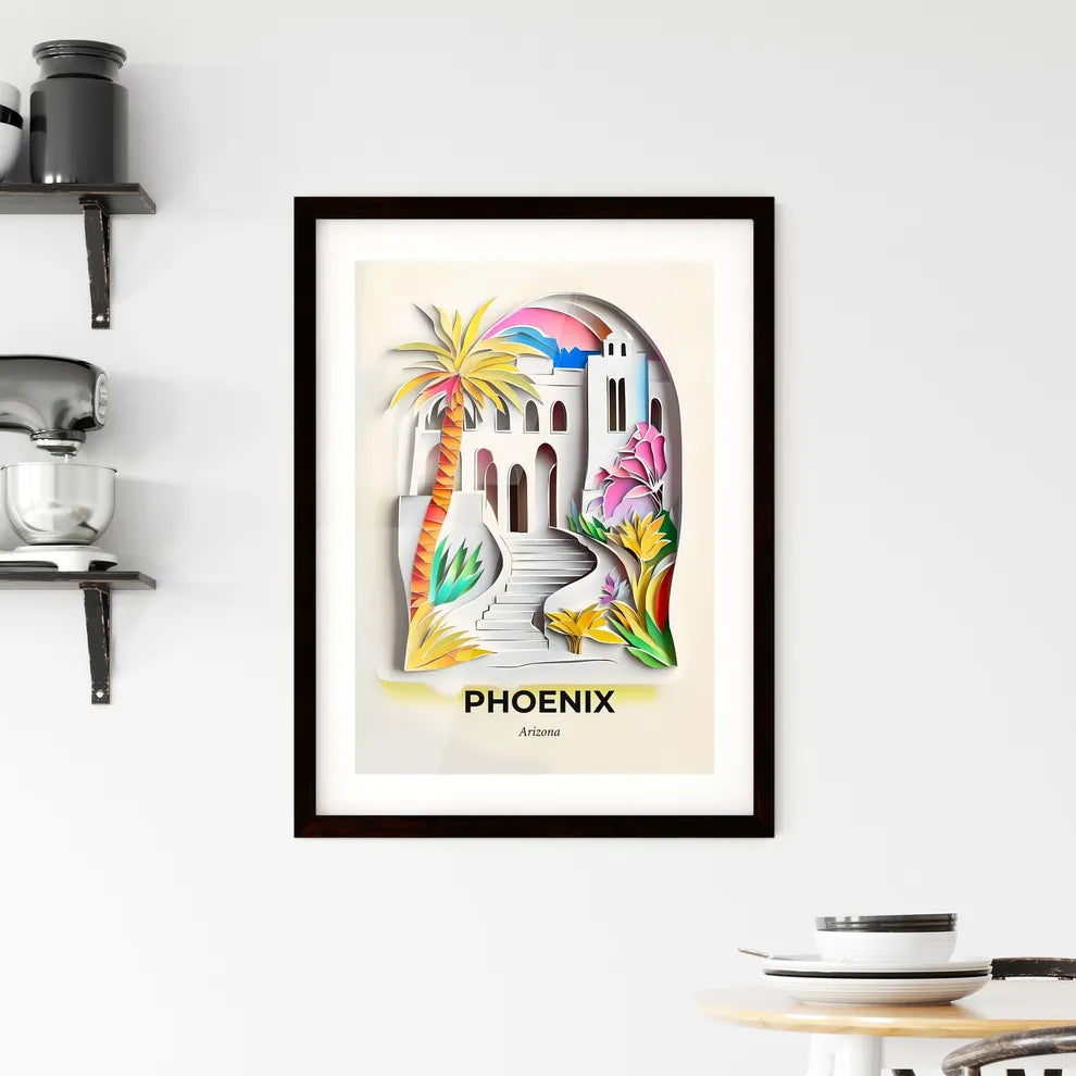 Vivid Phoenix, Arizona, Framed Wall Art