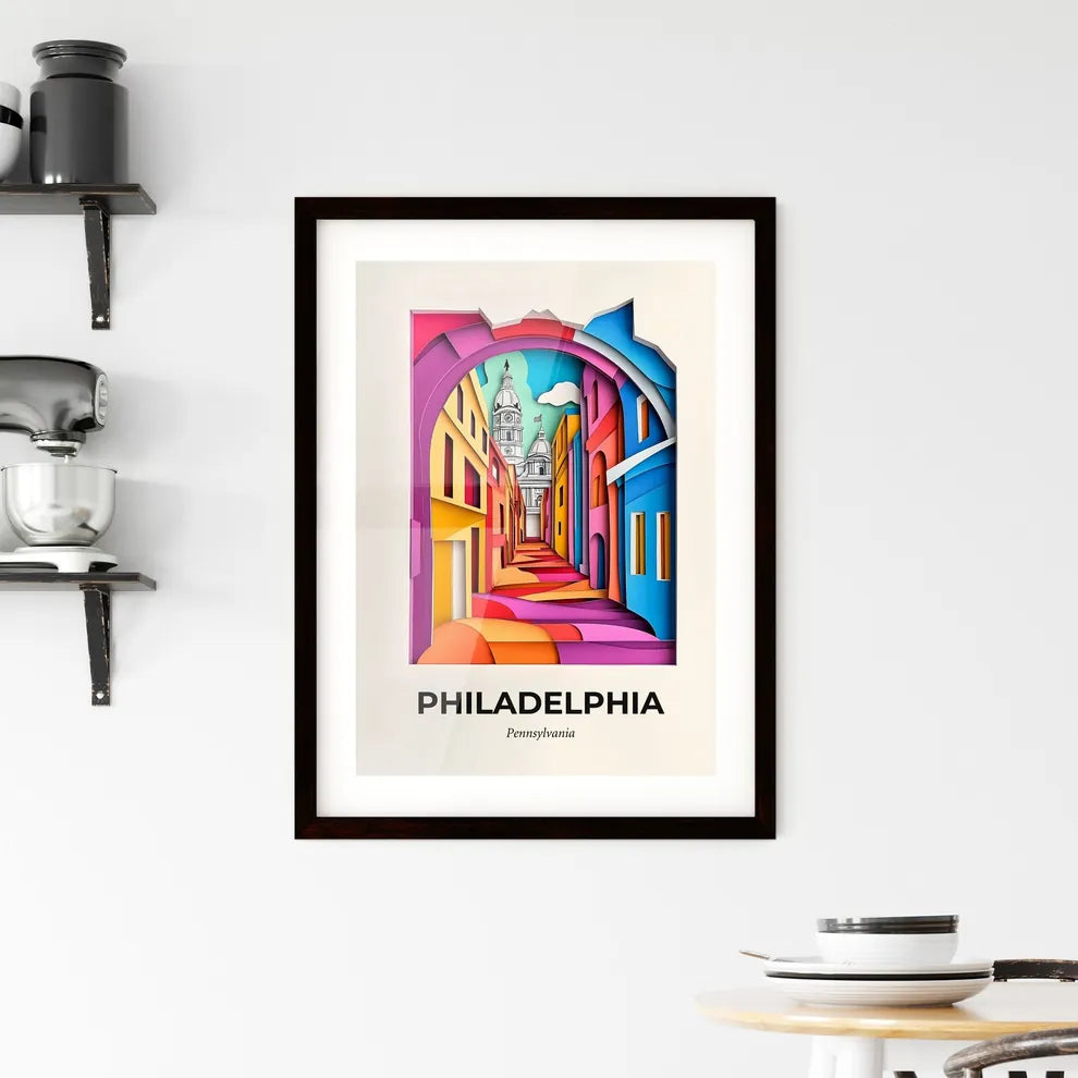 Vivid Philadelphia, Pennsylvania, Framed Wall Art