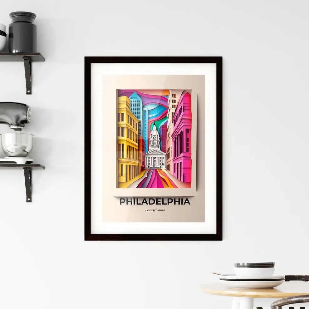 Vivid Philadelphia, Pennsylvania, Framed Wall Art