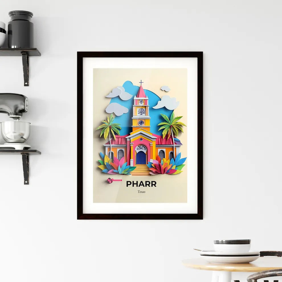 Vivid Pharr, Texas, Framed Wall Art