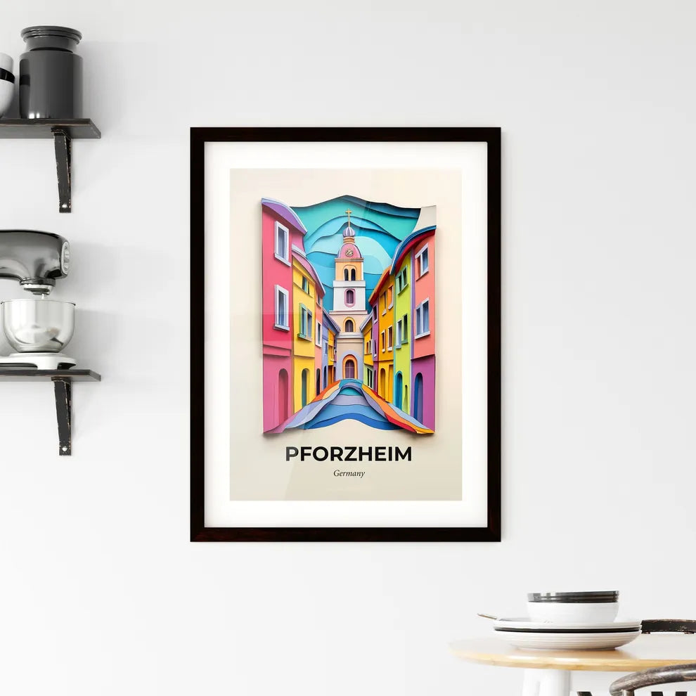 Vivid Pforzheim, Germany, Framed Wall Art