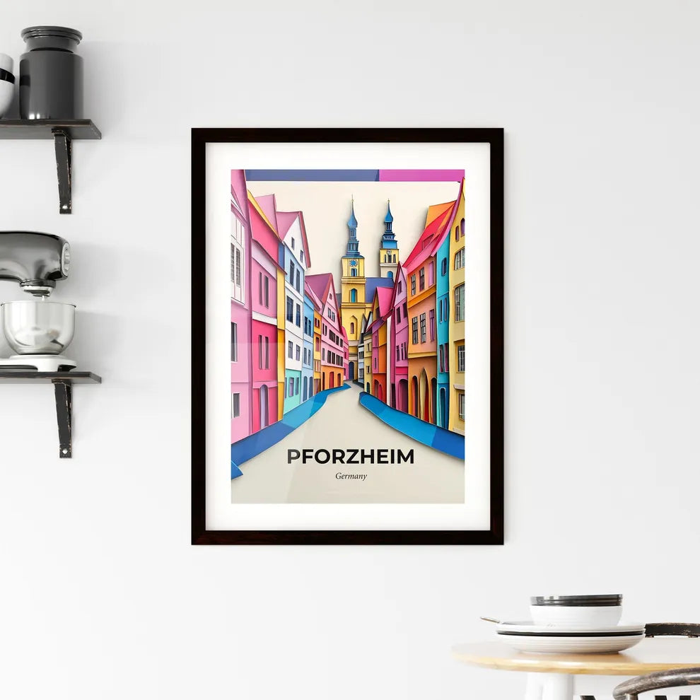 Vivid Pforzheim, Germany, Framed Wall Art