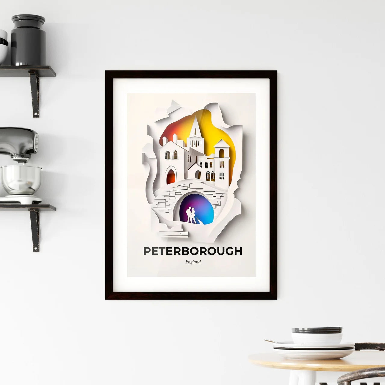 Vivid Peterborough, England, Framed Wall Art