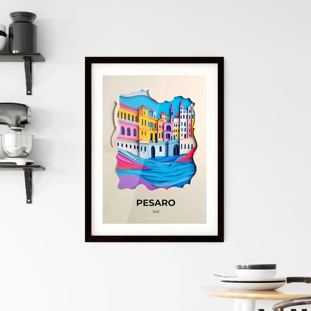 Vivid Pesaro, Italy, Framed Wall Art