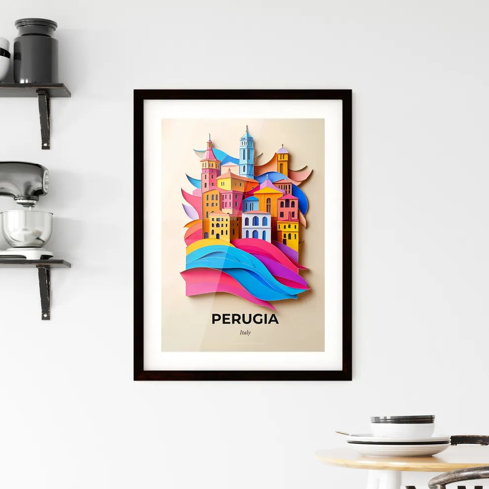 Vivid Perugia, Italy, Framed Wall Art