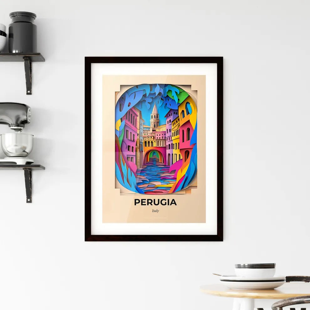 Vivid Perugia, Italy, Framed Wall Art