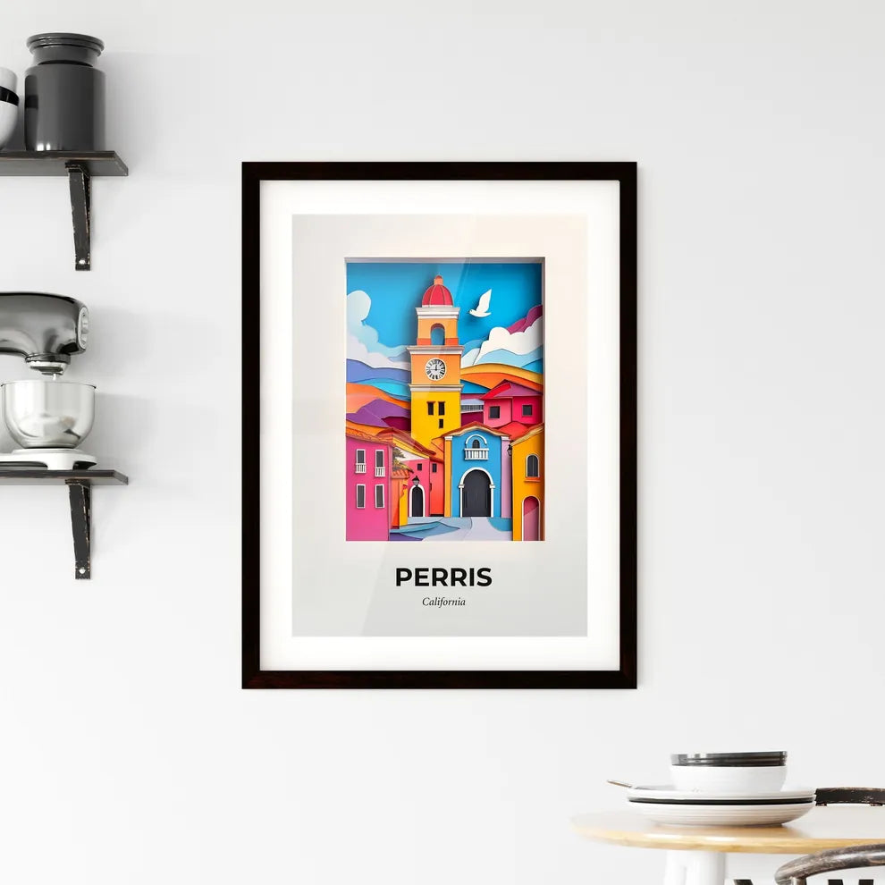 Vivid Perris, California, Framed Wall Art