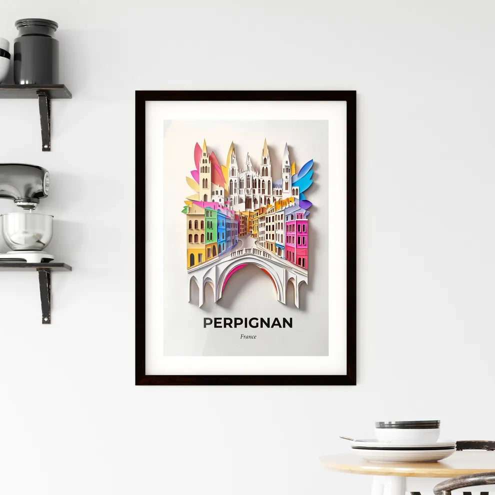 Vivid Perpignan, France, Framed Wall Art