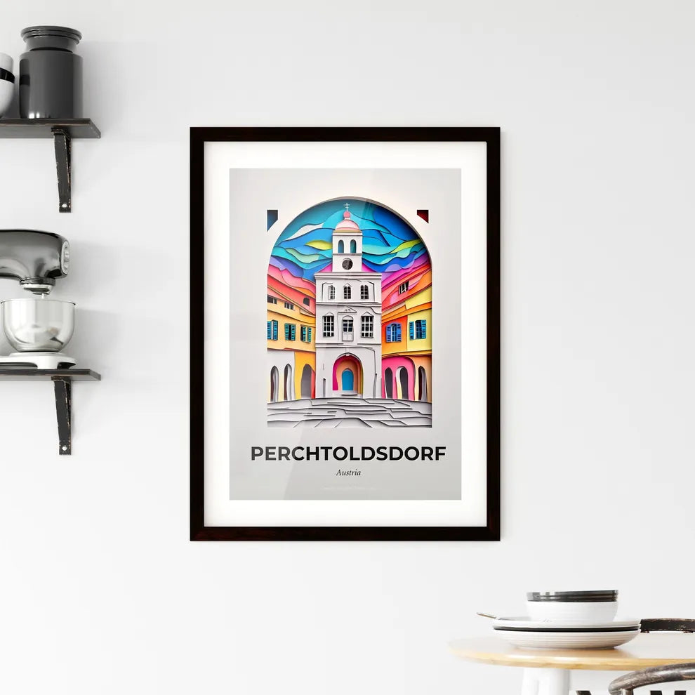 Vivid Perchtoldsdorf, Austria, Framed Wall Art