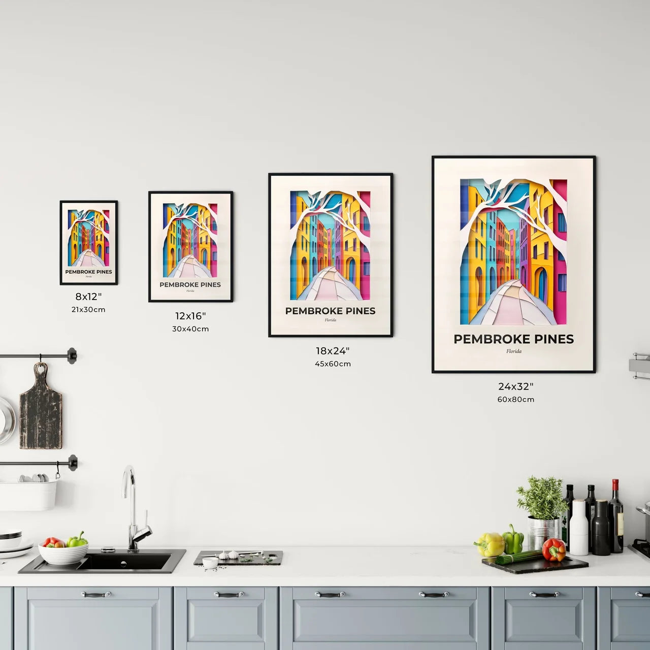 Vivid Pembroke Pines, Florida, Kitchen Art
