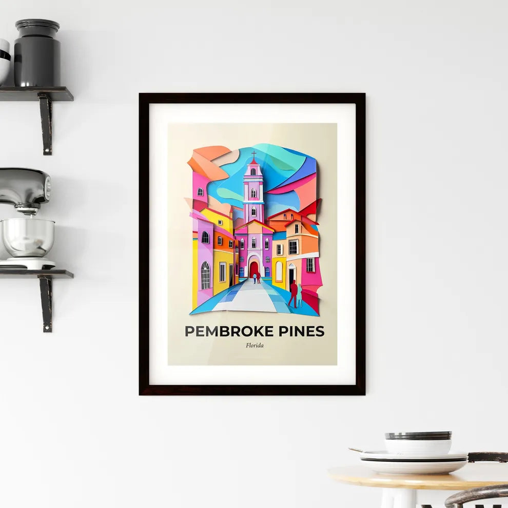Vivid Pembroke Pines, Florida, Framed Wall Art