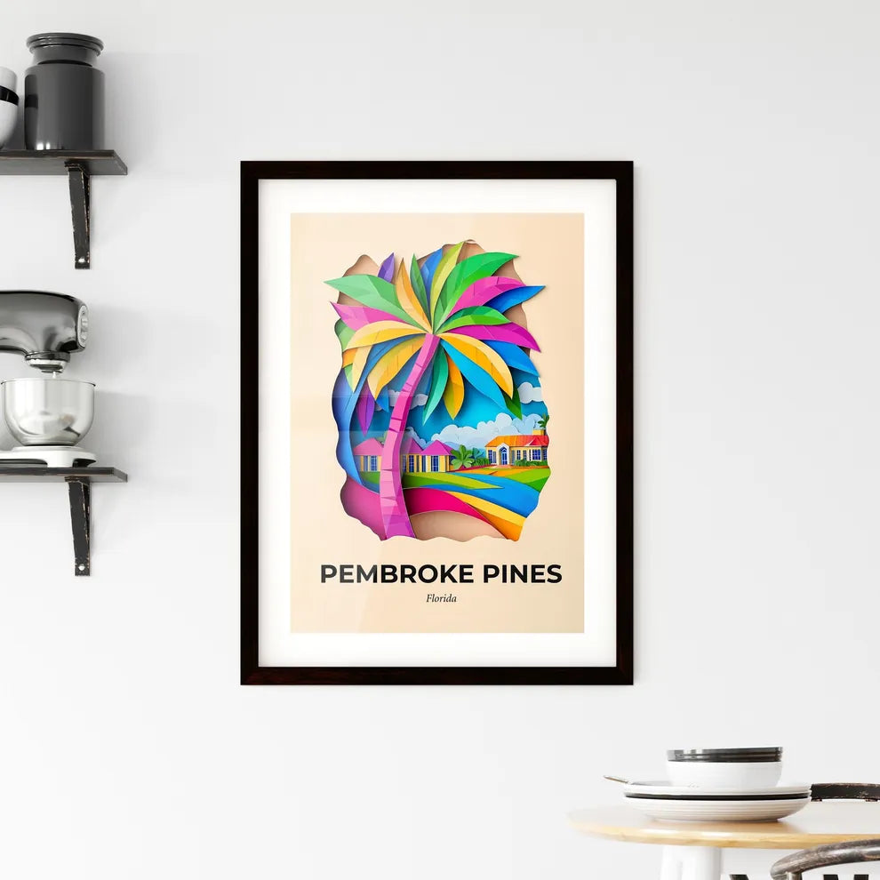 Vivid Pembroke Pines, Florida, Framed Wall Art