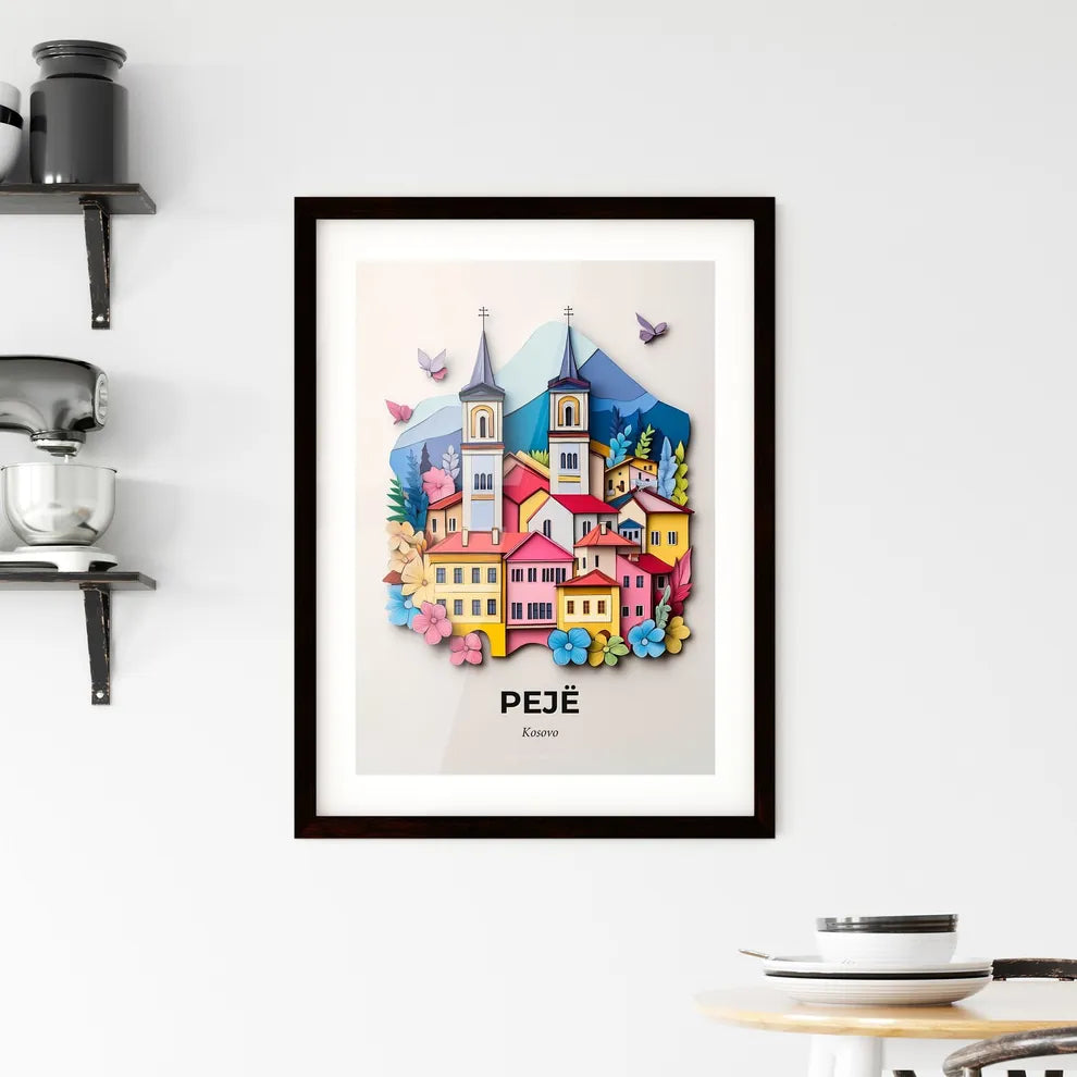 Vivid Pejë / Peć, Kosovo, Framed Wall Art