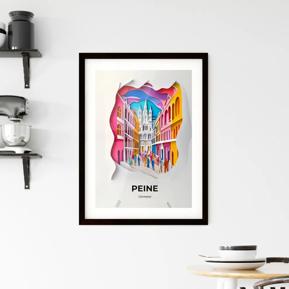 Vivid Peine, Germany, Framed Wall Art