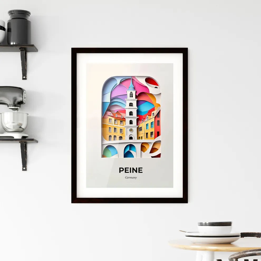 Vivid Peine, Germany, Framed Wall Art